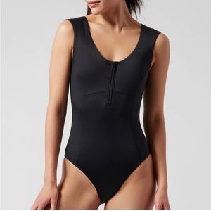 NWT Athleta Deep Sea One Piece Swimsuit Black Small